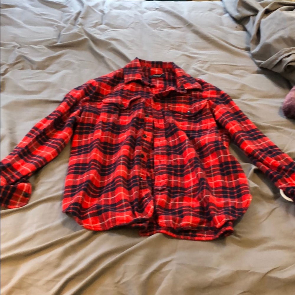 Madewell red/blue flannel ( small)